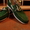 Зелено-белые замшевые ботинки,  мужские