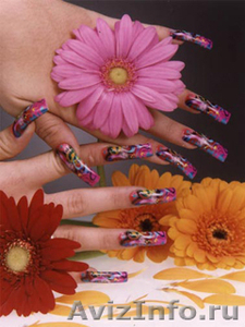 наращивание ногтей ресниц моникюр - Изображение #1, Объявление #460924