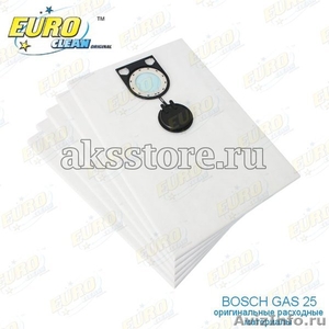 Одноразовые синтетические мешки пылеcборники для пылесоса Bosch GAS 25 (5 шт.) - Изображение #1, Объявление #1146654