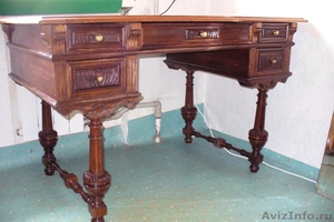 антикварный отреставрированный  письменный стол 19 века - Изображение #1, Объявление #1254333