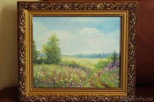 Картина с летним пейзажем "в полях" - Изображение #1, Объявление #1576186