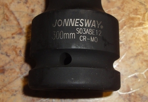 Удлинитель 1"DR 300 мм для ударных головок Jonnesway S03A8E12 - Изображение #2, Объявление #1720457